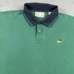 Masters Polo Shirt Mens XL Green Augusta National Golf Shop Slazenger Casual